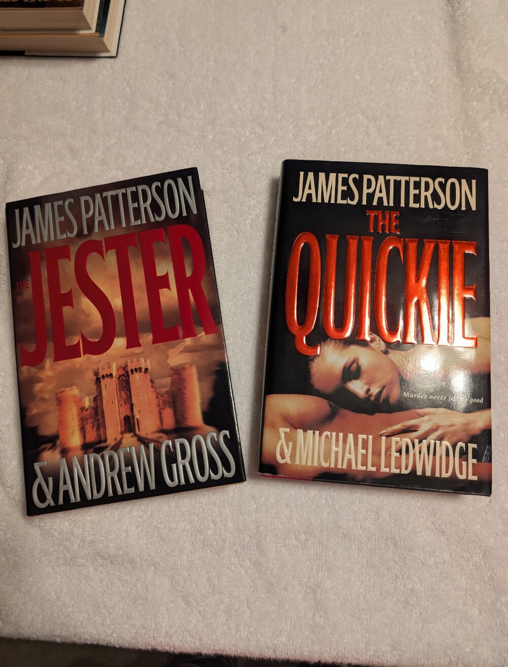 James Patterson Book Bundle- 'The Quickie' and 'The Jester'